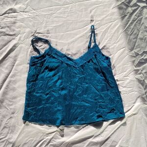 Aeropostale Blue Lace Trim Camisole